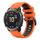Per Garmin Fenix 6X Sapphire 26mm Cinturino sportivo in silicone bicolore (arancione + nero) Per Garmin Fenix 6X Sapphire 26mm Cinturino sportivo in silicone bicolore (arancione + nero)