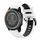 Per Garmin Fenix 3 26mm Cinturino sportivo in silicone bicolore (bianco + nero) Per Garmin Fenix 3 26mm Cinturino sportivo in silicone bicolore (bianco + nero)