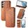 Per Samsung Galaxy S23 + 5G Cubic Grid Pressed Custodia per telefono magnetica in pelle (marrone) Per Samsung Galaxy S23 + 5G Cubic Grid Pressed Custodia per telefono magnetica in pelle (marrone)