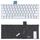 Per Xiaomi Mi Notebook Air 12.5 Versione USA Tastiera con retroilluminazione (argento)