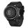 Per Garmin Fenix 3 26mm Cinturino in pelle con fibbia in acciaio (nero)