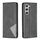 Per Samsung Galaxy S23 5G Custodia in pelle magnetica invisibile prismatica (nera) Per Samsung Galaxy S23 5G Custodia in pelle magnetica invisibile prismatica (nera)