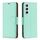 Per Samsung Galaxy S23 5G Litchi Texture Custodia in pelle di colore puro (verde)
