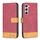 Per Samsung Galaxy S23 5G BF11 Custodia per telefono in pelle abbinata al colore della pelle (rosso) Per Samsung Galaxy S23 5G BF11 Custodia per telefono in pelle abbinata al colore della pelle (rosso)