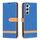 Per Samsung Galaxy S23 5G Color Block Denim Texture Custodia per telefono in pelle (blu reale) Per Samsung Galaxy S23 5G Color Block Denim Texture Custodia per telefono in pelle (blu reale)