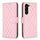 Per Samsung Galaxy S23 + 5G Diamond Lattice Wallet Custodia in pelle per cellulare (rosa) Per Samsung Galaxy S23 + 5G Diamond Lattice Wallet Custodia in pelle per cellulare (rosa)