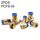 PCF8-04 LAIZE Connettore rapido pneumatico dritto con filettatura femmina da 10 pezzi