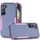 Custodia antiurto per Samsung Galaxy S23 5G TPU + PC (blu reale + rosa)