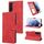 Per Samsung Galaxy S23+ 5G Custodia per cellulare in PU con texture in pelle di vitello fantasia classica (rosso) Per Samsung Galaxy S23+ 5G Custodia per cellulare in PU con texture in pelle di vitello fantasia classica (rosso)
