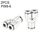 PW8-6 LAIZE 10 pz PW Y-tipo Tee Riduzione Pneumatica Raccordo Raccordo Rapido