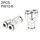PW10-8 LAIZE 10pcs PW Y-tipo Tee Riduzione connettore pneumatico a montaggio rapido