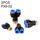 PX8-02 LAIZE Connettore rapido pneumatico a T in plastica tipo Y da 10 pezzi PX8-02 LAIZE Connettore rapido pneumatico a T in plastica tipo Y da 10 pezzi