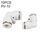 PV-10 LAIZE 10pcs PV Gomito Pneumatico Raccordo Raccordo Rapido