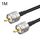 Cavo adattatore coassiale UHF maschio a maschio UHF RG58, lunghezza cavo: 1 m
