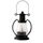 Lanterna con fiamma a goccia d'acqua retrò Ornamento Scena natalizia Decorazione Luce ad olio (nero)