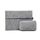 Supporto per custodia protettiva per tablet Microsoft Surface Pro 8 (custodia grigia in pelle di pecora sudafricana + borsa per alimentatore)