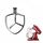 Per robot da cucina KitchenAid 6QT Accessori in acciaio inossidabile per la testa del miscelatore Per robot da cucina KitchenAid 6QT Accessori in acciaio inossidabile per la testa del miscelatore