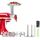 Per KitchenAid Porking Enemy Accessori Impastatrice Tritacarne Set universale, Colore: grigio argento