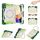 Per Xiaomi Pad 5 Pro 12.4 Armor Custodia in silicone a contrasto di colore + PC Tablet (verde colorato) Per Xiaomi Pad 5 Pro 12.4 Armor Custodia in silicone a contrasto di colore + PC Tablet (verde colorato)