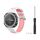 Per Huawei Watch GT Cyber cinturino traspirante bicolore (bianco + rosa)