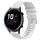 Per Honor Magic Watch2 42mm 20mm Cinturino in silicone a tinta unita con motivo a punti ondulati (bianco) Per Honor Magic Watch2 42mm 20mm Cinturino in silicone a tinta unita con motivo a punti ondulati (bianco)