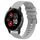 Per Garmin Venu 2 Plus cinturino in silicone tinta unita con motivo a punti ondulati da 20 mm (grigio) Per Garmin Venu 2 Plus cinturino in silicone tinta unita con motivo a punti ondulati da 20 mm (grigio)