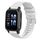 Cinturino per orologio in silicone a tinta unita con motivo a punti ondulati da 20 mm per Garmin Forerunner Sq2 Music (bianco) Cinturino per orologio in silicone a tinta unita con motivo a punti ondulati da 20 mm per Garmin Forerunner Sq2 Music (bianco)