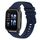 Per Garmin Forerunner Sq2 Music Cinturino per orologio in silicone tinta unita con motivo a pois ondulato da 20 mm (blu navy) Per Garmin Forerunner Sq2 Music Cinturino per orologio in silicone tinta unita con motivo a pois ondulato da 20 mm (blu navy)