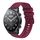 Per Xiaomi MI Watch S1 Cinturino per orologio in silicone tinta unita con motivo a pois ondulato da 22 mm (rosso vino) Per Xiaomi MI Watch S1 Cinturino per orologio in silicone tinta unita con motivo a pois ondulato da 22 mm (rosso vino)