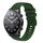 Per Xiaomi MI Watch S1 Cinturino per orologio in silicone tinta unita con motivo a pois ondulato da 22 mm (verde militare) Per Xiaomi MI Watch S1 Cinturino per orologio in silicone tinta unita con motivo a pois ondulato da 22 mm (verde militare)