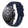 Per Xiaomi MI Watch S1 Pro Cinturino per orologio in silicone tinta unita con motivo a pois ondulato da 22 mm (blu navy) Per Xiaomi MI Watch S1 Pro Cinturino per orologio in silicone tinta unita con motivo a pois ondulato da 22 mm (blu navy)