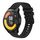 Per Xiaomi MI Watch Color 2 Cinturino in silicone a tinta unita con motivo a punti ondulati da 22 mm (nero) Per Xiaomi MI Watch Color 2 Cinturino in silicone a tinta unita con motivo a punti ondulati da 22 mm (nero)