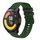 Per Xiaomi MI Watch Color 2 22mm Cinturino in silicone a tinta unita con motivo a punti ondulati (verde militare) Per Xiaomi MI Watch Color 2 22mm Cinturino in silicone a tinta unita con motivo a punti ondulati (verde militare)