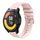 Per Xiaomi MI Watch Color 2 22mm Cinturino in silicone a tinta unita con motivo a punti ondulati (rosa) Per Xiaomi MI Watch Color 2 22mm Cinturino in silicone a tinta unita con motivo a punti ondulati (rosa)