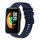 Per Xiaomi MI Watch Sport Cinturino per orologio in silicone tinta unita con motivo a pois ondulato da 22 mm (blu navy) Per Xiaomi MI Watch Sport Cinturino per orologio in silicone tinta unita con motivo a pois ondulato da 22 mm (blu navy)