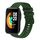 Per Xiaomi MI Watch Sport Cinturino per orologio in silicone tinta unita con motivo a pois ondulato da 22 mm (verde militare) Per Xiaomi MI Watch Sport Cinturino per orologio in silicone tinta unita con motivo a pois ondulato da 22 mm (verde militare)