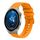 Per Huawei Watch GT3 Pro 46mm 22mm Cinturino in silicone tinta unita con motivo a pois ondulato (giallo) Per Huawei Watch GT3 Pro 46mm 22mm Cinturino in silicone tinta unita con motivo a pois ondulato (giallo)