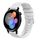 Per Huawei Watch GT3 46mm 22mm Cinturino in silicone tinta unita con motivo a pois ondulato (bianco) Per Huawei Watch GT3 46mm 22mm Cinturino in silicone tinta unita con motivo a pois ondulato (bianco)