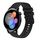 Per Huawei Watch GT3 46mm 22mm Cinturino in silicone tinta unita con motivo a pois ondulato (nero) Per Huawei Watch GT3 46mm 22mm Cinturino in silicone tinta unita con motivo a pois ondulato (nero)