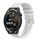 Per Huawei Watch GT Runner 22mm cinturino in silicone a tinta unita con motivo a punti ondulati (bianco) Per Huawei Watch GT Runner 22mm cinturino in silicone a tinta unita con motivo a punti ondulati (bianco)