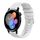 Per Huawei Watch 3 Cinturino in silicone tinta unita con motivo a pois ondulato da 22 mm (bianco) Per Huawei Watch 3 Cinturino in silicone tinta unita con motivo a pois ondulato da 22 mm (bianco)