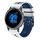 Per Garmin Venu 2 cinturino in silicone bicolore traforato da 22 mm (bianco + blu) Per Garmin Venu 2 cinturino in silicone bicolore traforato da 22 mm (bianco + blu)