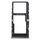 Vassoio per scheda SIM originale + vassoio per scheda Micro SD per TCL 10L/10 Lite T770H T770B (argento)