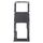 Vassoio per scheda SIM originale Alcatel 1V 2021 + vassoio per scheda Micro SD (nero) Vassoio per scheda SIM originale Alcatel 1V 2021 + vassoio per scheda Micro SD (nero)