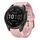 Per Garmin Fenix 7S Sapphire Solar 20mm Cinturino in silicone da donna con punzone in pizzo (rosa) Per Garmin Fenix 7S Sapphire Solar 20mm Cinturino in silicone da donna con punzone in pizzo (rosa)