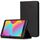 Custodia in pelle per tablet TCL Tab 8 Litchi Texture con supporto (nero)