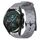 Per Huawei Watch GT2 42mm 20mm Cinturino in silicone tinta unita con motivo a calcio (grigio) Per Huawei Watch GT2 42mm 20mm Cinturino in silicone tinta unita con motivo a calcio (grigio)