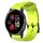Per Garmin Venu 2 Plus 20mm Cinturino per orologio in silicone tinta unita con motivo a calcio (verde lime) Per Garmin Venu 2 Plus 20mm Cinturino per orologio in silicone tinta unita con motivo a calcio (verde lime)