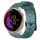 Per Garmin Venu 20mm Cinturino per orologio in silicone tinta unita modello calcio (Rock Cyan) Per Garmin Venu 20mm Cinturino per orologio in silicone tinta unita modello calcio (Rock Cyan)