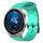 Per Huawei Watch GT3 Pro 46mm 22mm Cinturino in silicone tinta unita modello calcio (verde acqua)